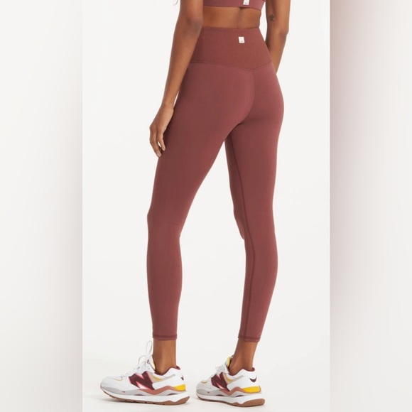 Vuori Pants - Vuori Rib Studio Leggings - Cedar